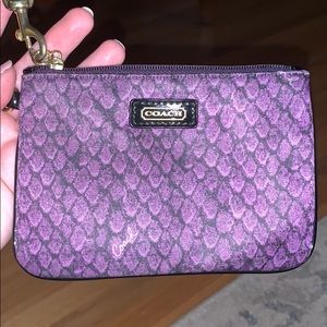 Coach purple wristlet, no markings!